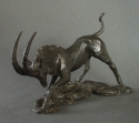 Antilopa vraná, cín, 1981, 18 cm